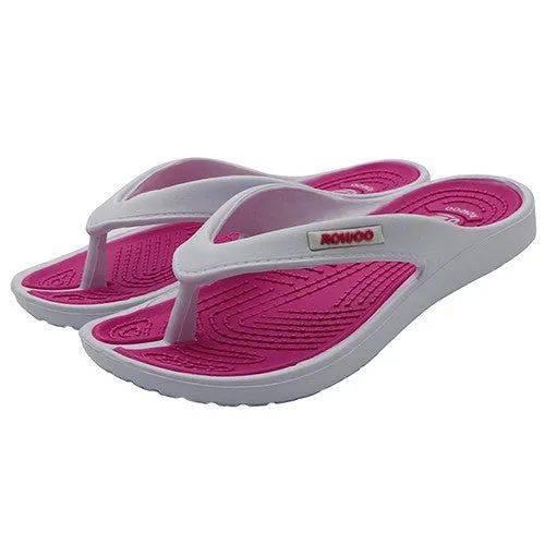 Drawing Flip Flops 2016 New Women Caual Beach Flip Flops 3 Colors Sandal Shoes for Woman Summer Massage Shoes RN260105-Free Shipping