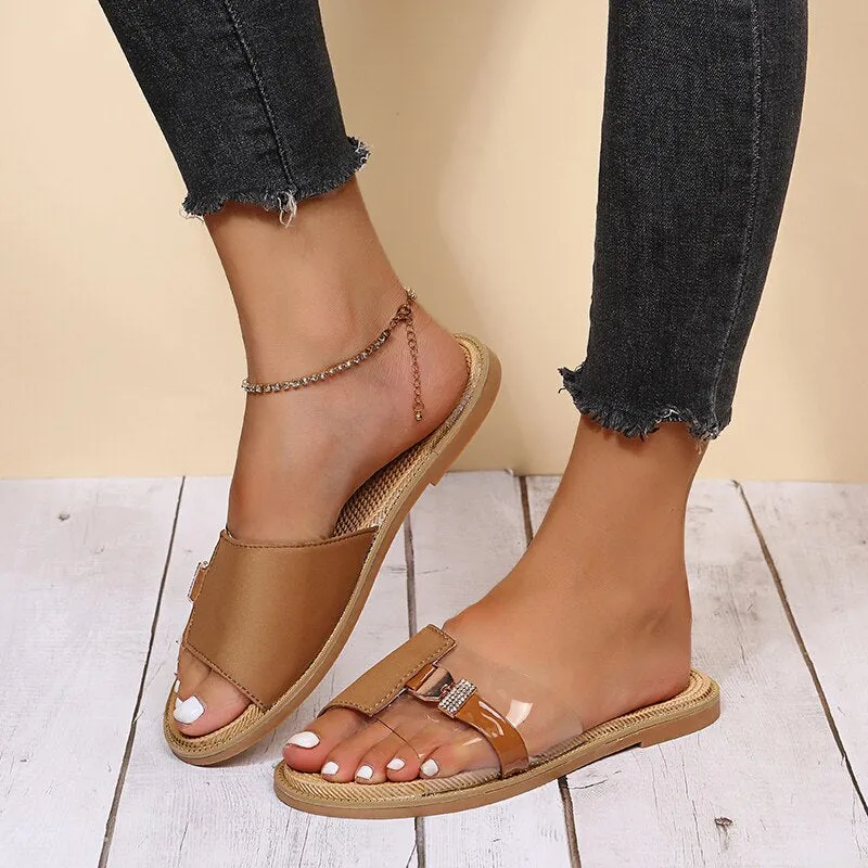 2022 New Sandals Shoes Flip Flops Shallow Open Toe Summer Fashion Women Outdoor Beach Beach Designer Dress Platform Female Shoes Flip Flops That Don't Smell