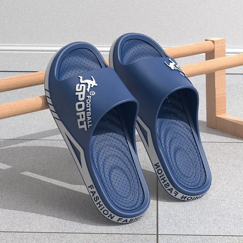 Palace Slippers 2024 New Men's Slippers Summer EVA Soft Slippers for Male Outdoor Thicken Anti-slip Beach Sandals Bathroom Home Fashion Sandals