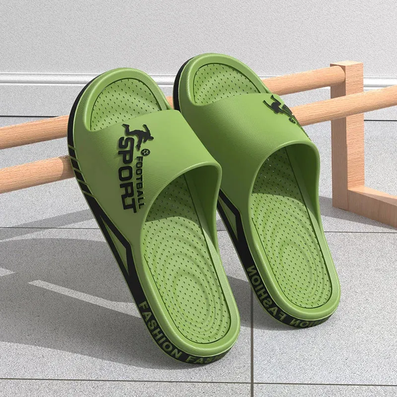 2024 New Men's Slippers Summer EVA Soft Slippers for Male Outdoor Thicken Anti-slip Beach Sandals Bathroom Home Fashion Sandals Fashion Slippers