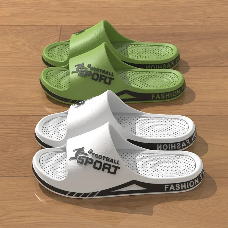 Knitting Pattern For Felted Slippers 2024 New Men's Slippers Summer EVA Soft Slippers for Male Outdoor Thicken Anti-slip Beach Sandals Bathroom Home Fashion Sandals