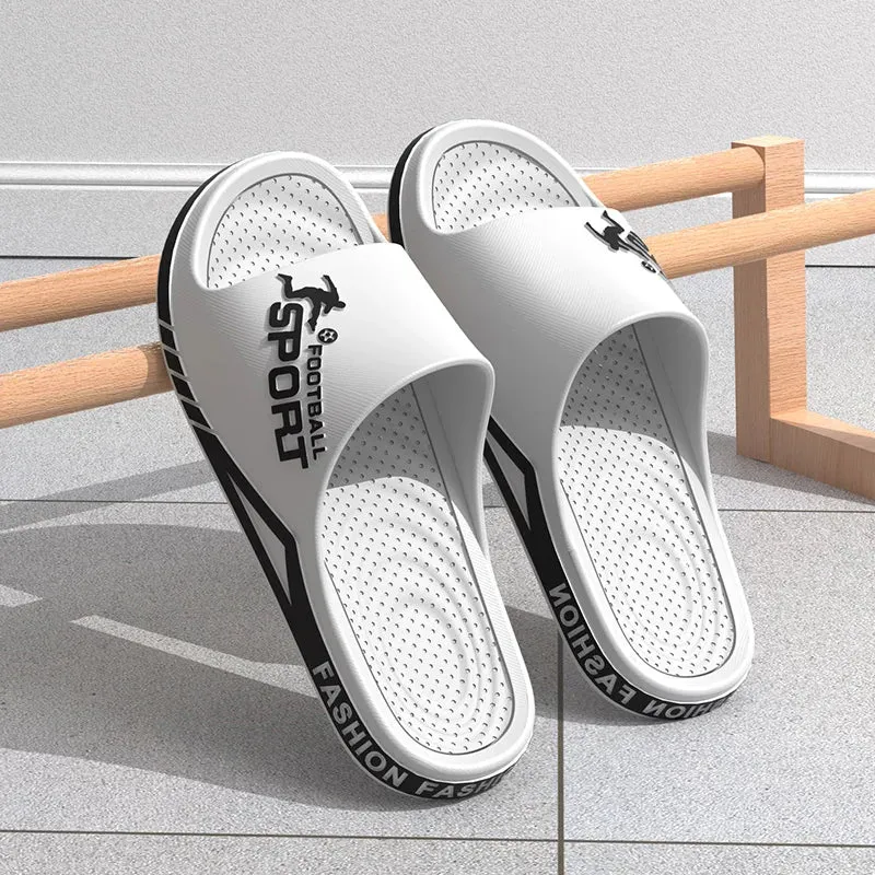 Thick Soled Slippers 2024 New Men's Slippers Summer EVA Soft Slippers for Male Outdoor Thicken Anti-slip Beach Sandals Bathroom Home Fashion Sandals