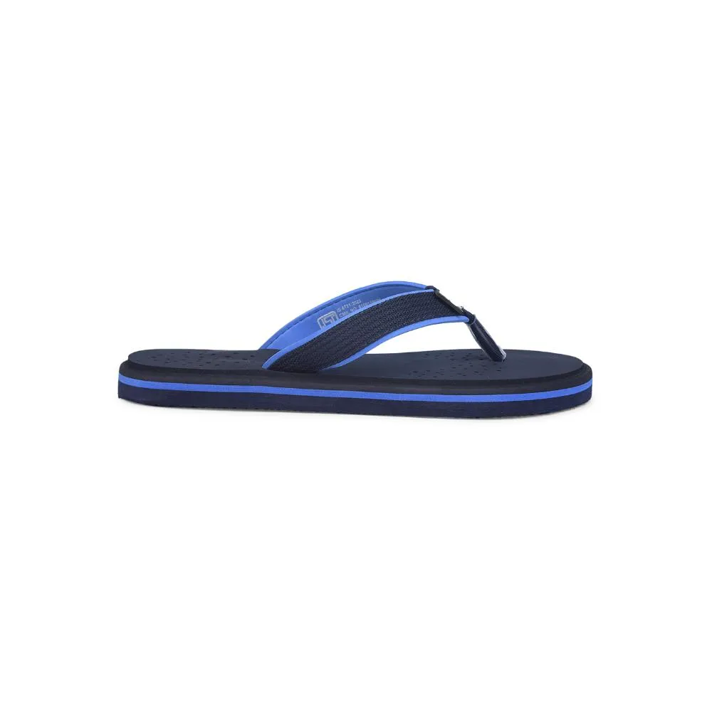 Slides Slippers A-HA Casual Blue Flip Flop For Men CFL-1 By Liberty