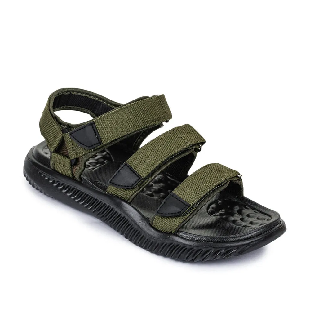 Lightning Mcqueen Slippers A-HA Casual Olive Green Sandals For Men STAMINA-4E By Liberty