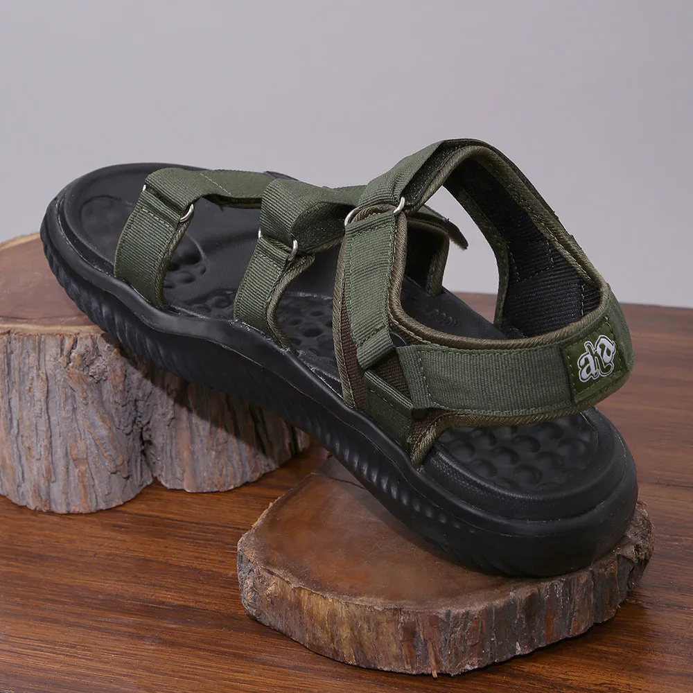 Art The Clown Slippers Spirit Halloween A-HA Casual Olive Green Sandals For Men STAMINA-4E By Liberty