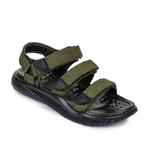 Bearclaw Slippers A-HA Casual Olive Green Sandals For Men STAMINA-4E By Liberty