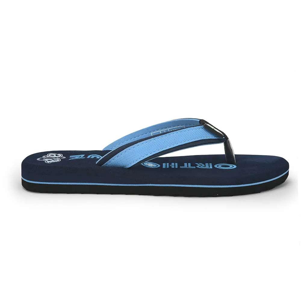 A-HA Casual S. Blue Flip Flop For Men ORTHO-1 By Liberty Chicken Slippers