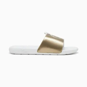 Asics Gel-venture 8 Running Shoes PUMA WOMEN'S COOLCAT 2.0 WHITE/GOLD SLIDES