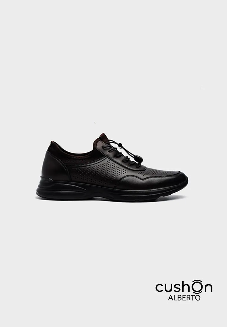 Memory Foam Slip On Sneakers cushOn Men's Edmon Lace-up Sneakers