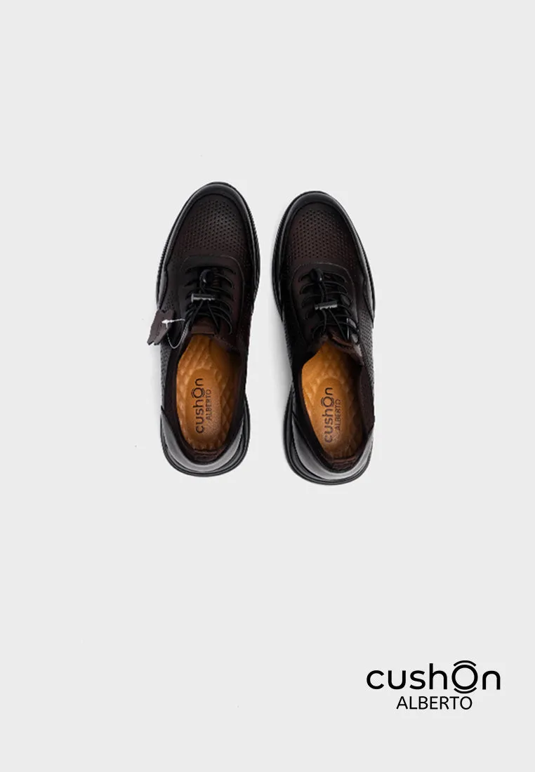 cushOn Men's Edmon Lace-up Sneakers Sneakers To Wear With Dress Pants