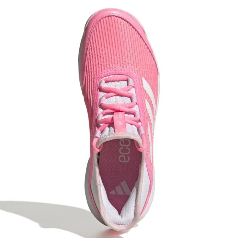 adidas adizero Club Junior Tennis Shoe (Beam Pink/Cloud White) Adidas Wide Fit Shoes