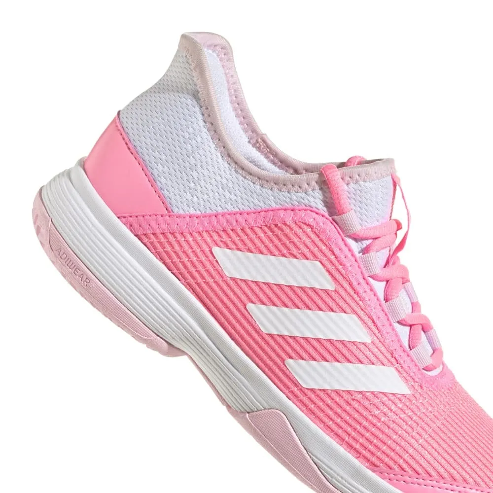 adidas adizero Club Junior Tennis Shoe (Beam Pink/Cloud White) Adidas Originals Stan Smith Casual Shoes