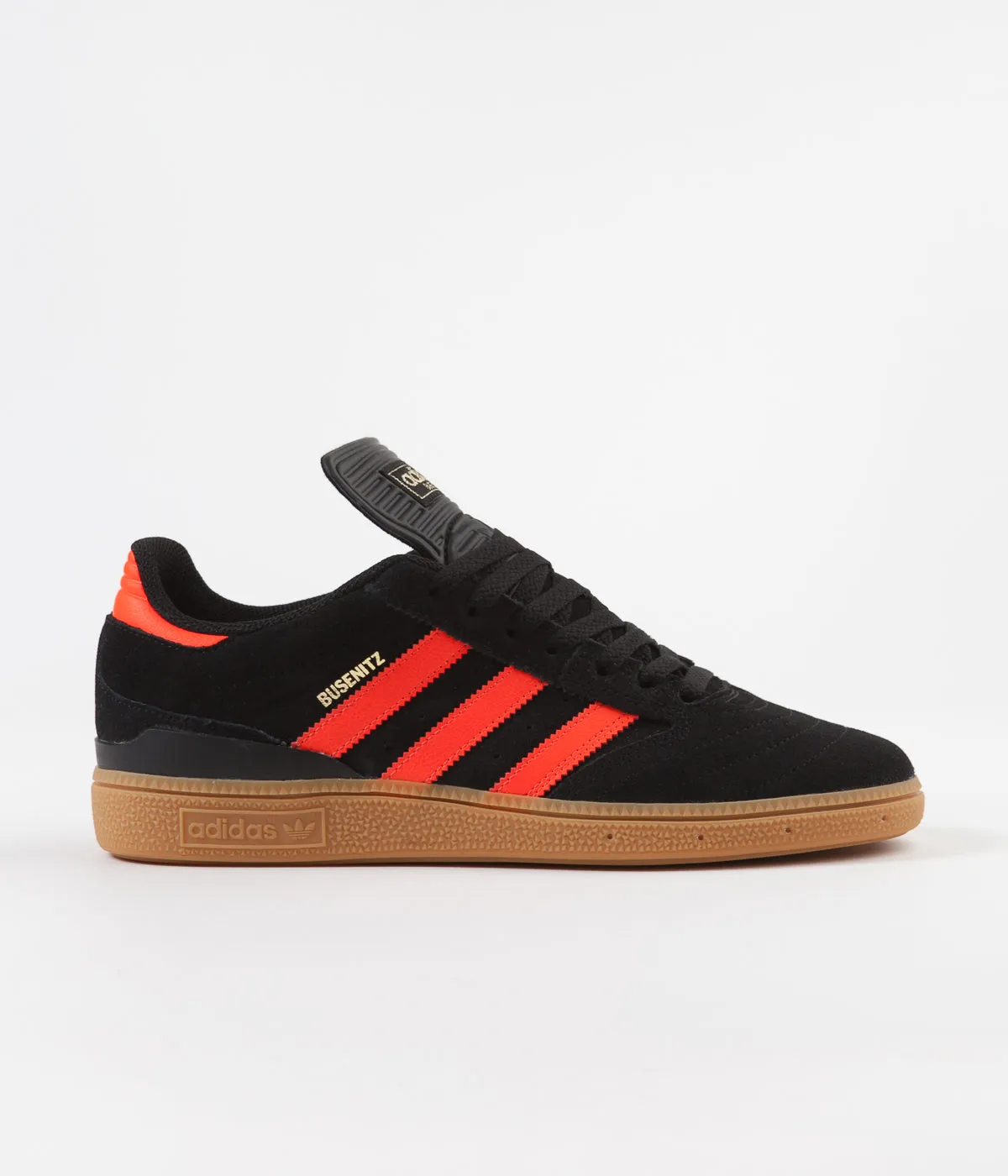 Adidas Busenitz Shoes - Core Black / Solar Red / Gum1 Trendiest Adidas Shoes