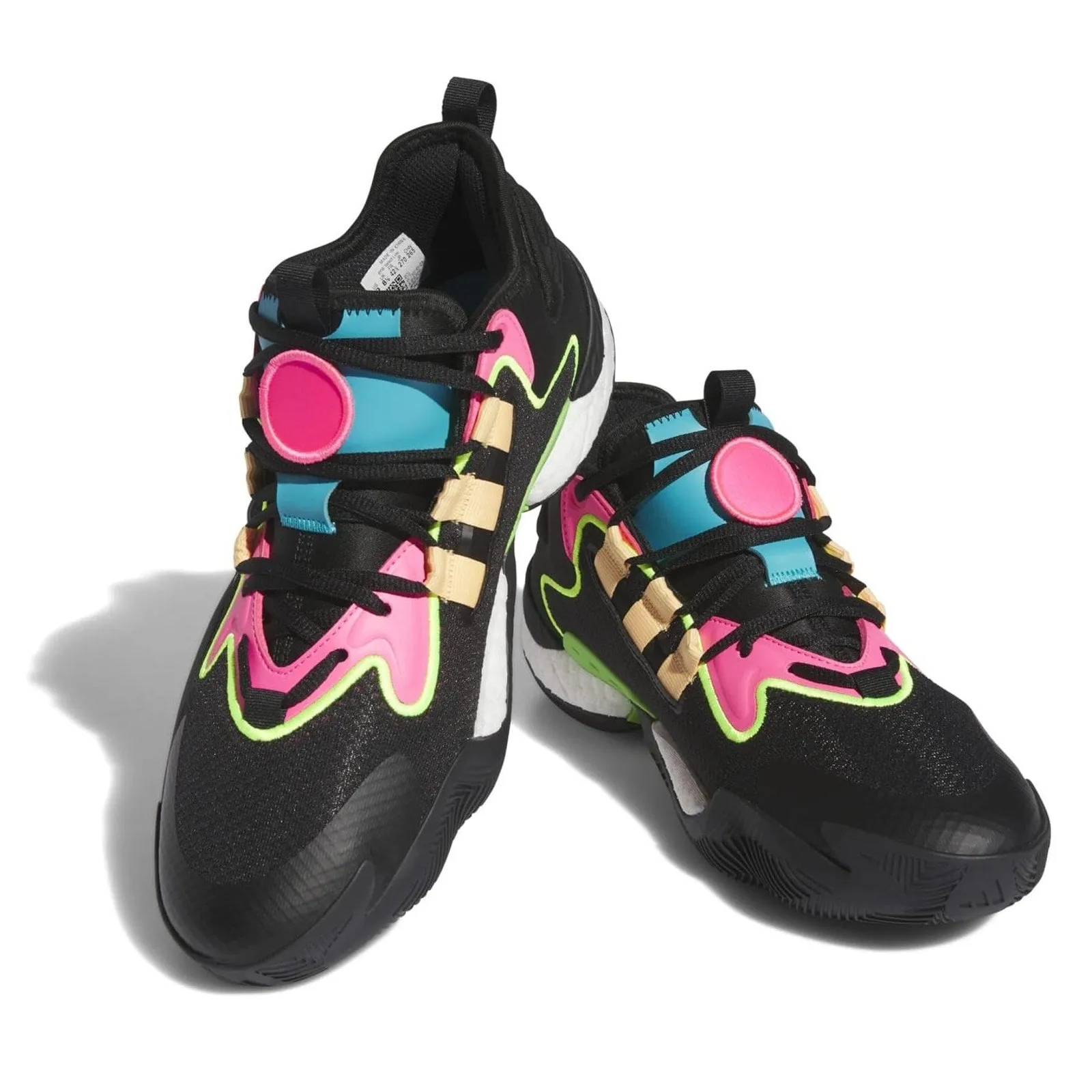 Adidas BYW Select Basketball Shoes Mens 10 Womens 11 Black Orange Athletic NIB Sports Adidas Shoes