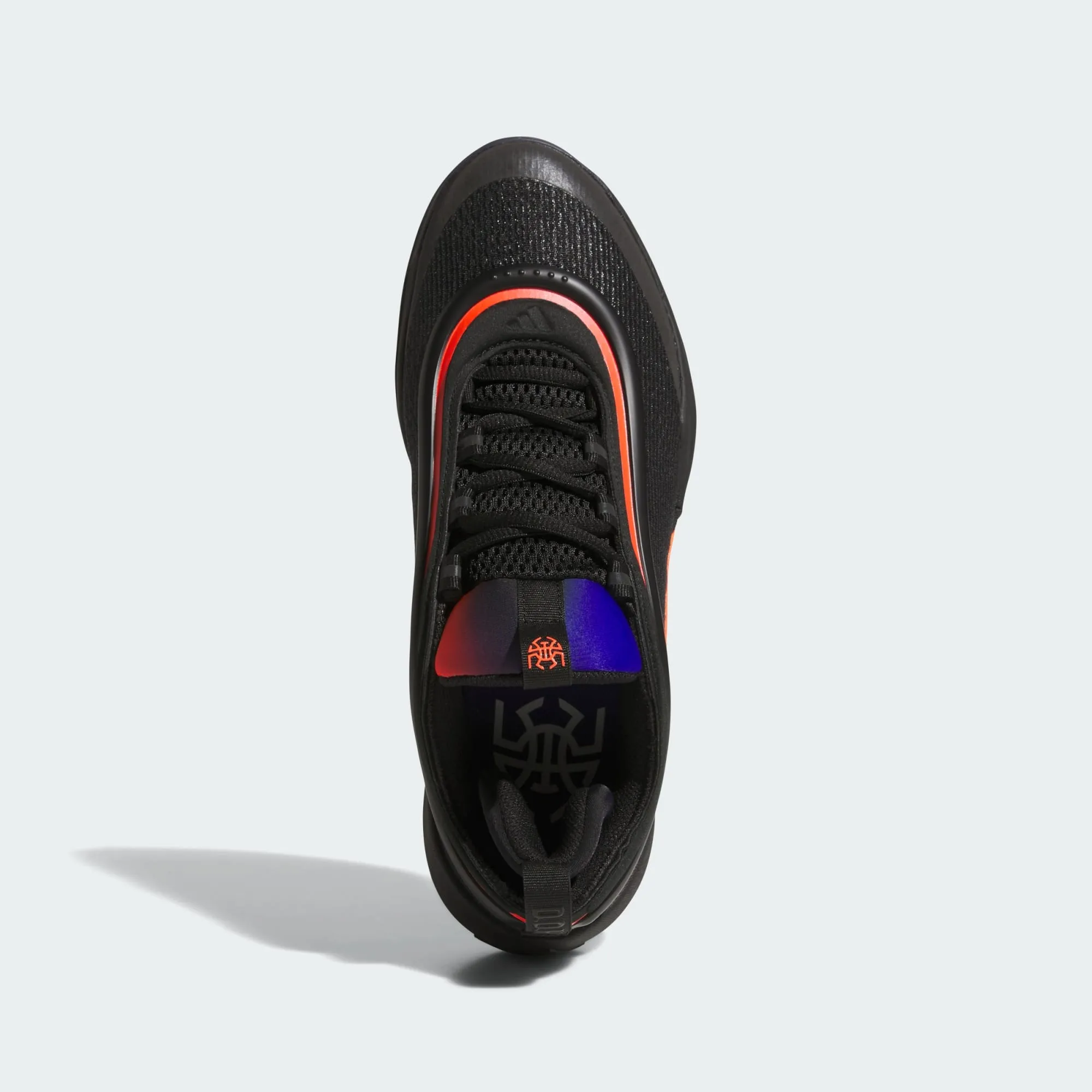 adidas D.O.N. ISSUE #6 SPIDA Basketball Shoes | Aurora Black-Solar Red | Men's Adidas Temper Run Shoes
