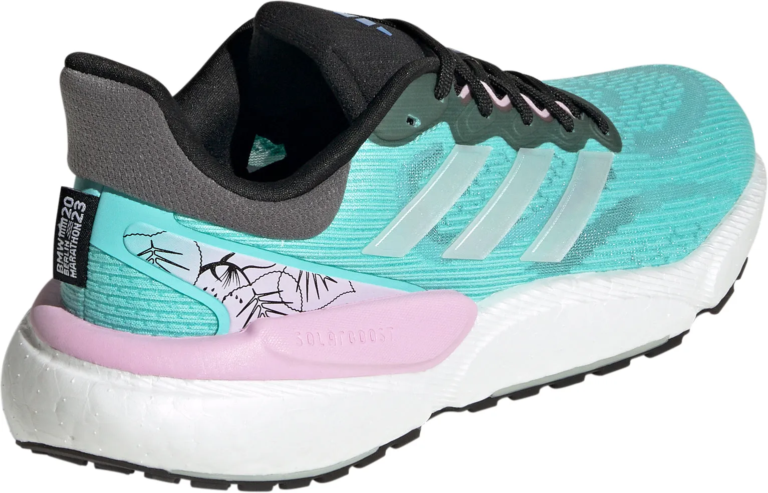 adidas Solar Boost 5 Womens Running Shoes - Blue Adidas Aesthetic Shoes
