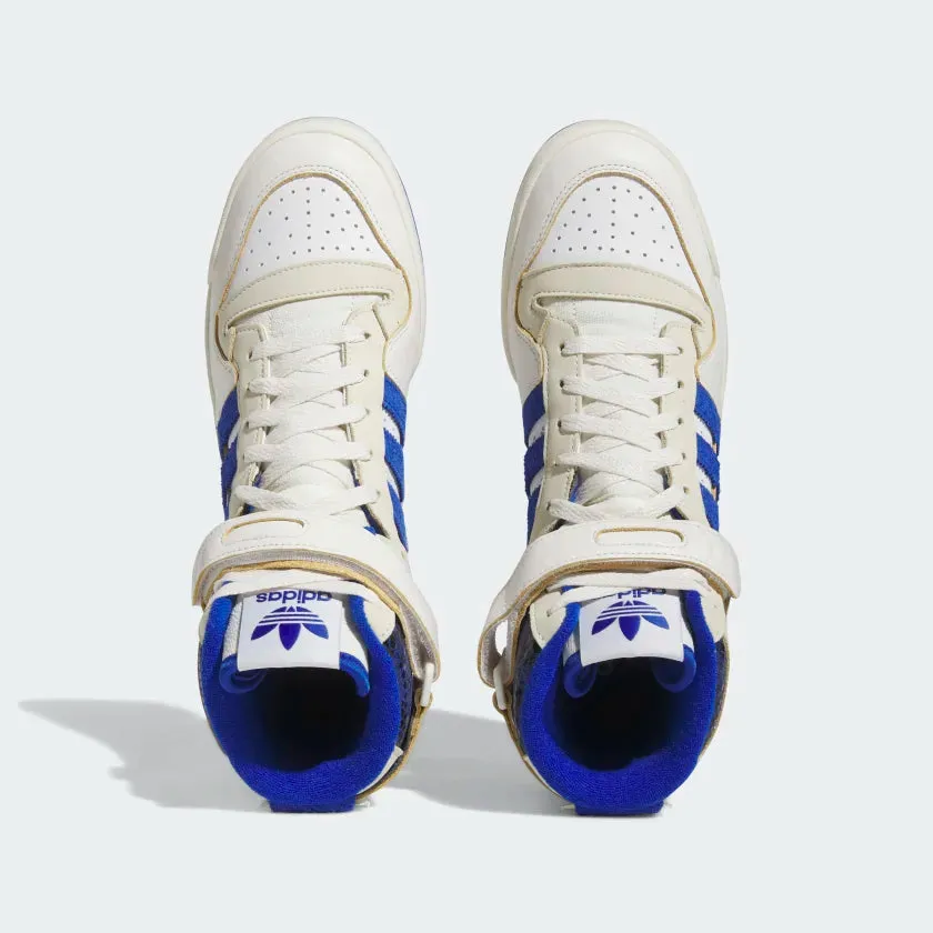 Adidas Forum 84 HI - Cloud White / Royal Blue Adidas Evo Shoes