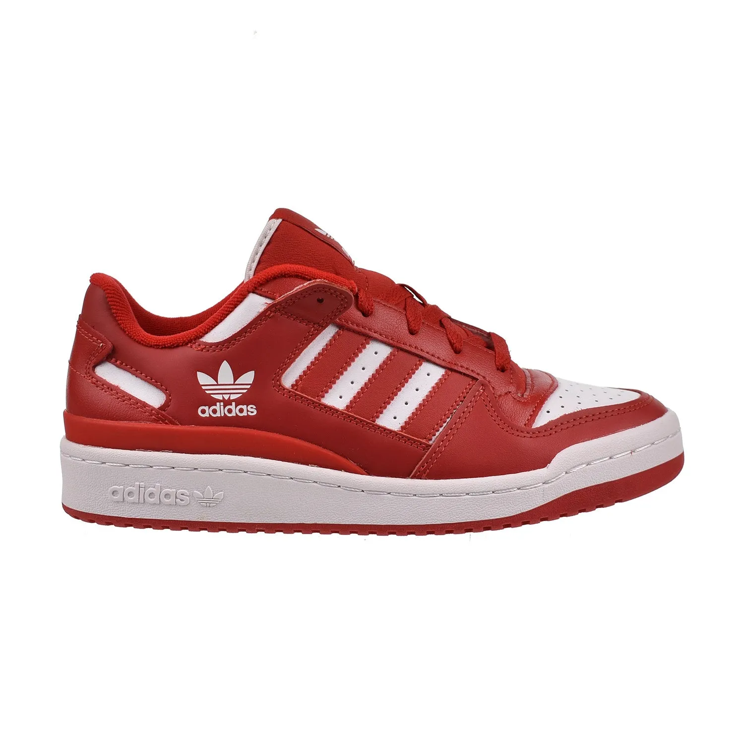 Adidas Forum Low CL Men's Shoes Scarlet-White Adidas Crazy Iiinfinity Shoes