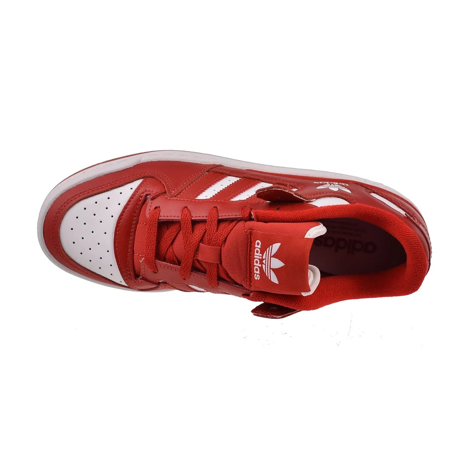 Adidas Forum Low CL Men's Shoes Scarlet-White Adidas Shoes Lifting