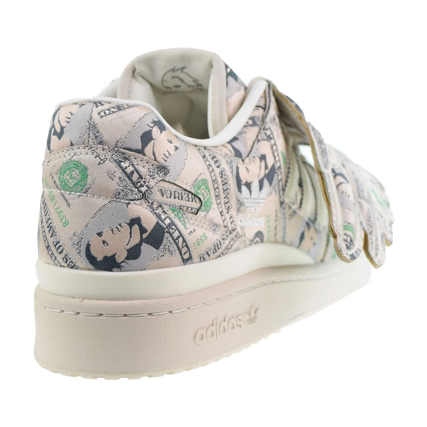 Adidas Alphaedge Shoes Adidas Forum Wings 1.0 Low ADV Jeremy Scott Money Men's Shoes Bliss-Off-White