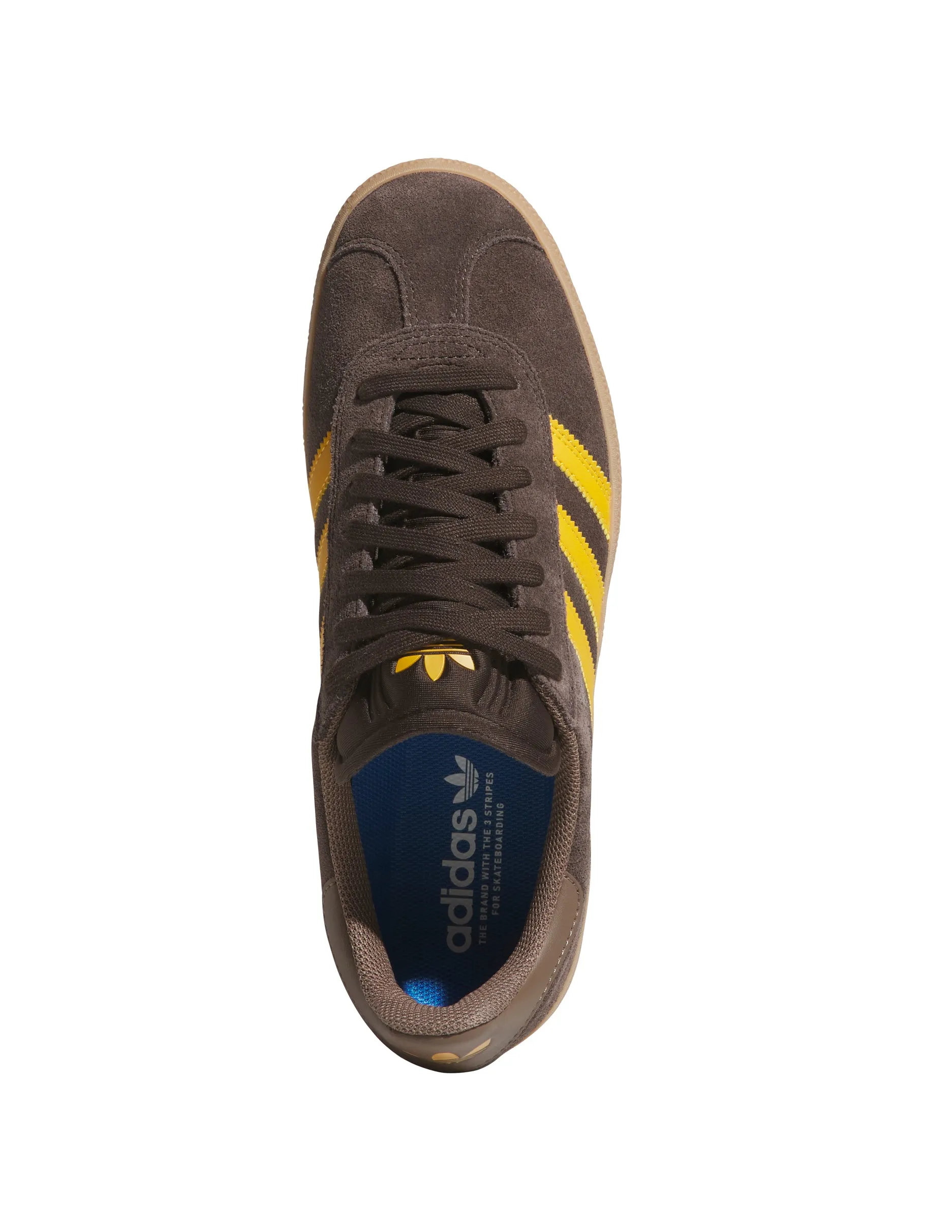 Adidas Hoops 3.0 Mid Classic Vintage Shoes Adidas Gazelle ADV - Dark Brown / Preloved Yellow