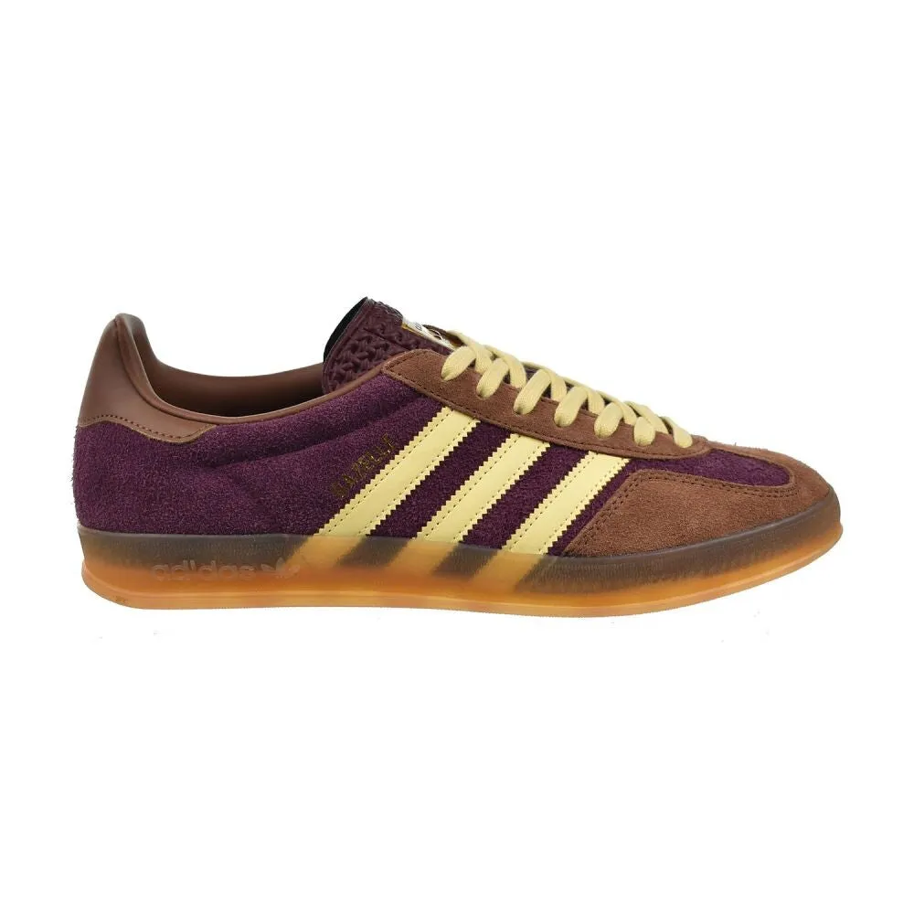 Adidas Gazelle Indoor Men's Shoes Maroon/Almost Yellow ji0324 Bathing Ape Shoes Adidas