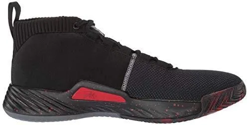 adidas Men's Dame 5, Black/Grey/Night Metallic 9.5 M US Nba Adidas Basketball Shoes