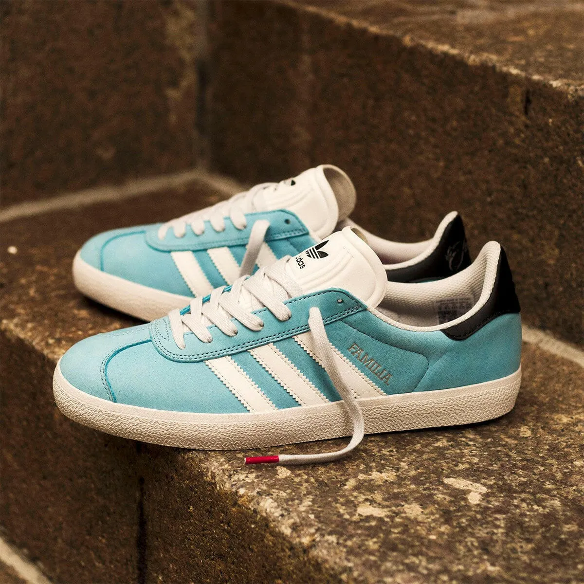 Workout Adidas Shoes Adidas - MNUFC Familia Gazelle Adv Shoes Blue/White/Black