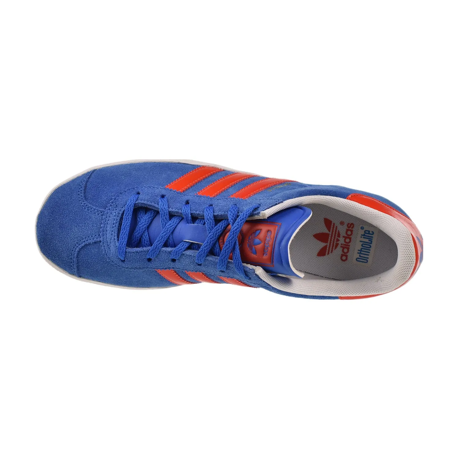 Adidas Hooping Shoes Adidas Original Gazelle 2 J Suede Big Kids' Shoes Blue-Red