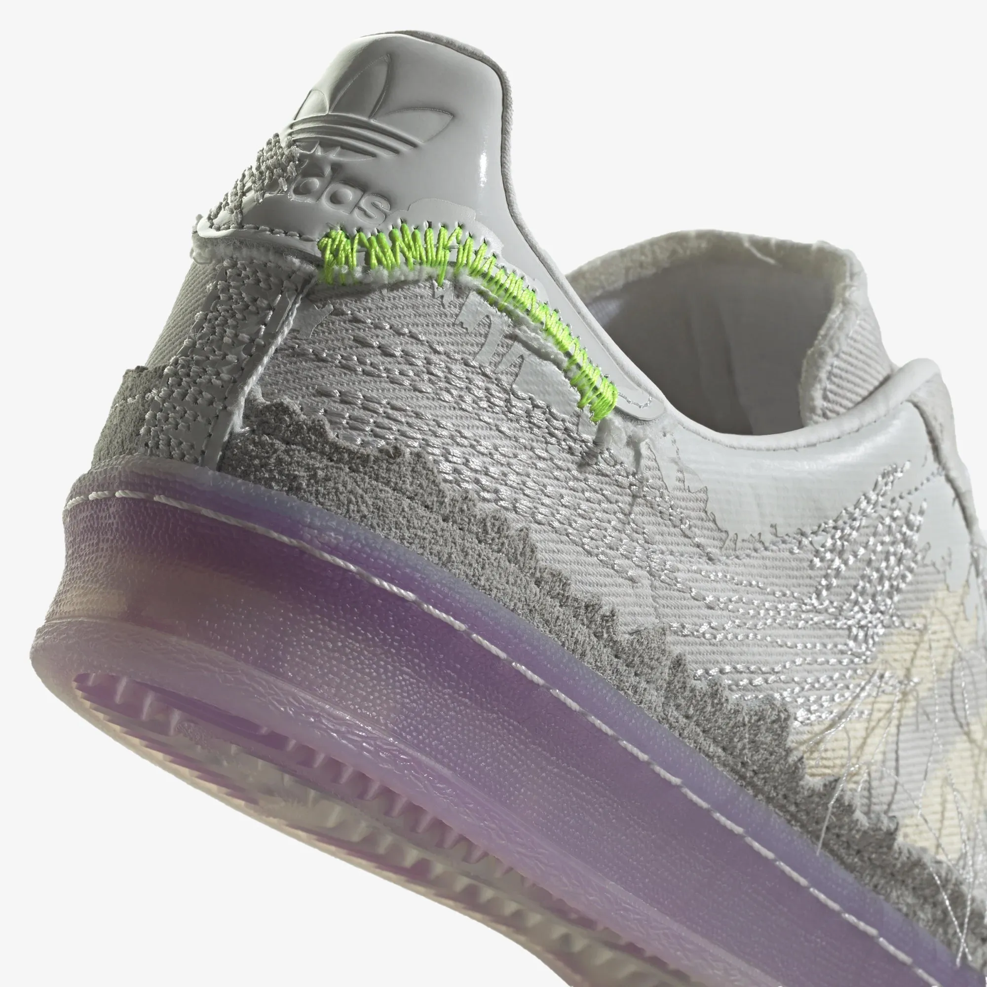 Adidas Originals | CAMPUS YOUTH OF PARIS  { WHITE/GREY/GREEN Adidas Cloudfoam Walking Shoes