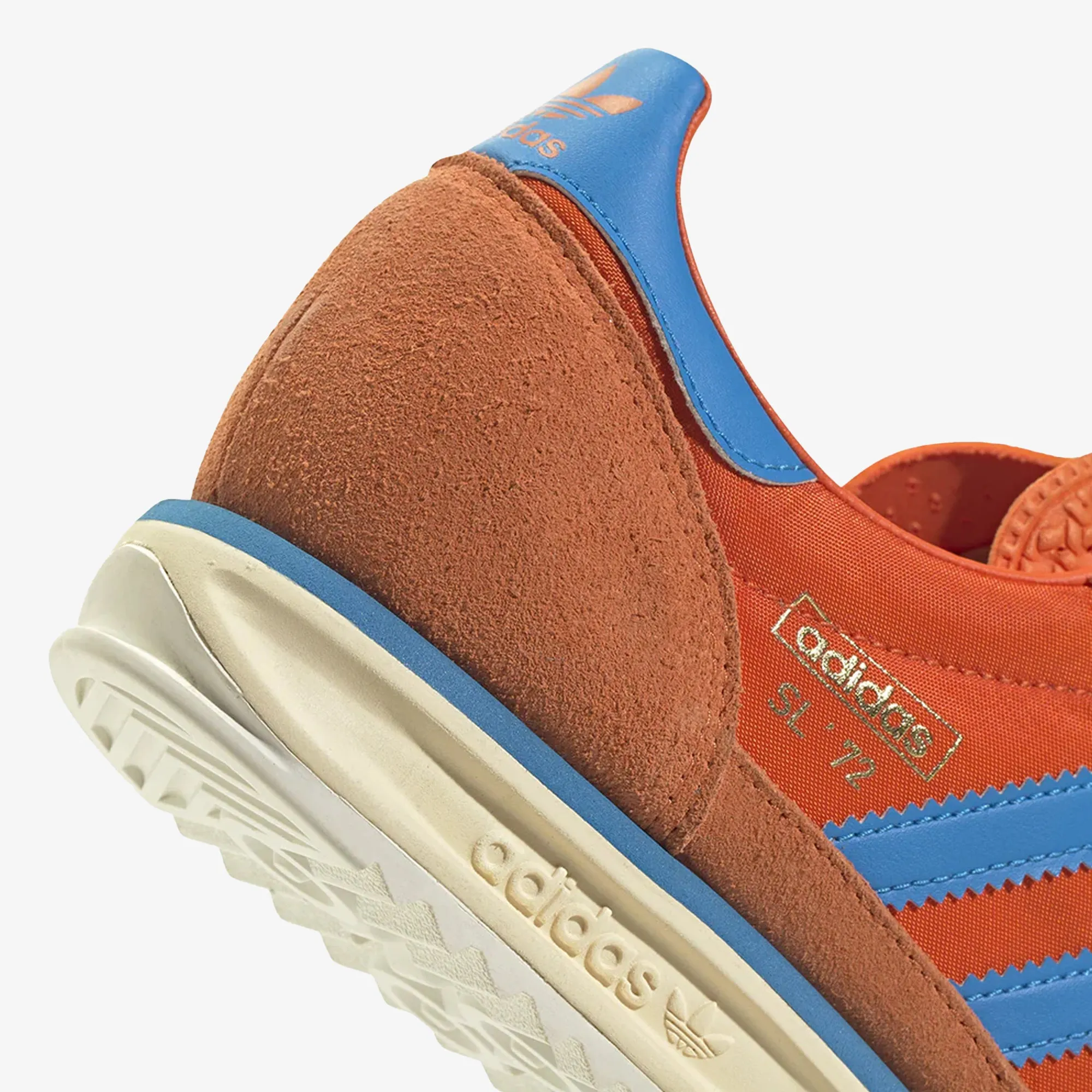 ADIDAS ORIGINALS | SL 72 RS { ORANGE/BLUE Adidas Sneaker Shoes