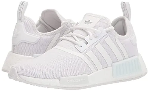 adidas Originals womens Nmd_r1's Sneaker, White/White/Silver Metallic, 7.5 US Adidas Spiderman Shoes