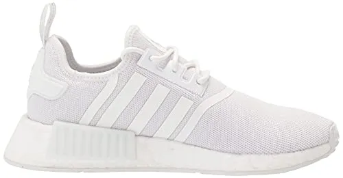 Adidas Shoes And Sandals adidas Originals womens Nmd_r1's Sneaker, White/White/Silver Metallic, 7.5 US