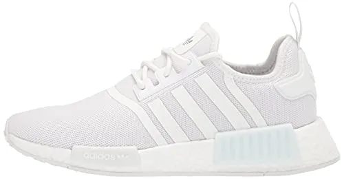 adidas Originals womens Nmd_r1's Sneaker, White/White/Silver Metallic, 7.5 US Columbus Crew Adidas Shoes
