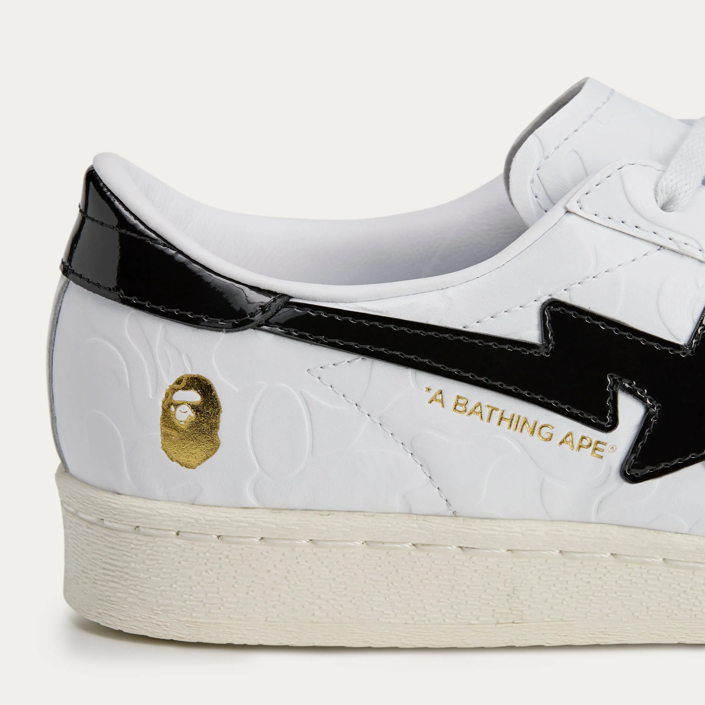Shoes Adidas New Model adidas Originals x BAPE Superstar FTWR White / Core Black / Off White