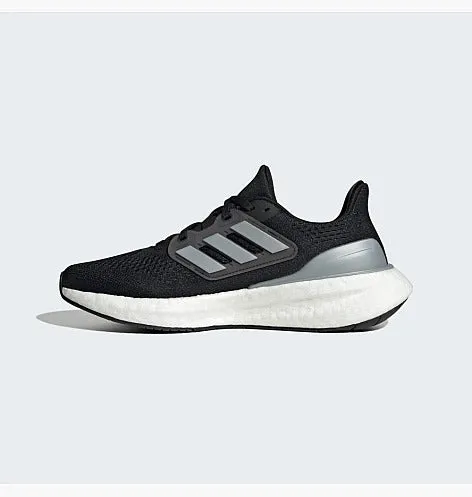 Adidas Pureboost 23 Black Silver Adidas Skateboarding Shoes Price