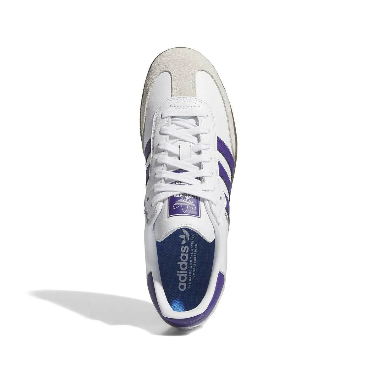 Adidas - Samba Adv Shoes White/Purple/Gold Adidas Adizero Adios Pro 3 Running Shoes