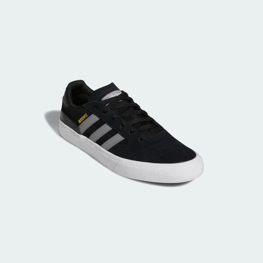 Adidas Skateboarding Busenitz Vulc II Skate Shoes - Core Black/Grey Three/Cloud White Rod Laver Shoes Adidas