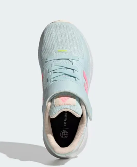 Adidas Tensaur Run 2.0 Kids Shoes  Light Blue with Pink Stripes | Original Adidas Pakistan Kanye West Adidas Shoes
