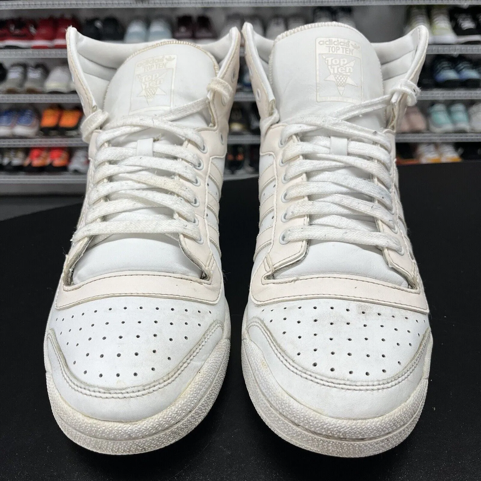 Adidas Top Ten High White And Pink S84596 Size 11.5 Adidas Originals Casual Shoes