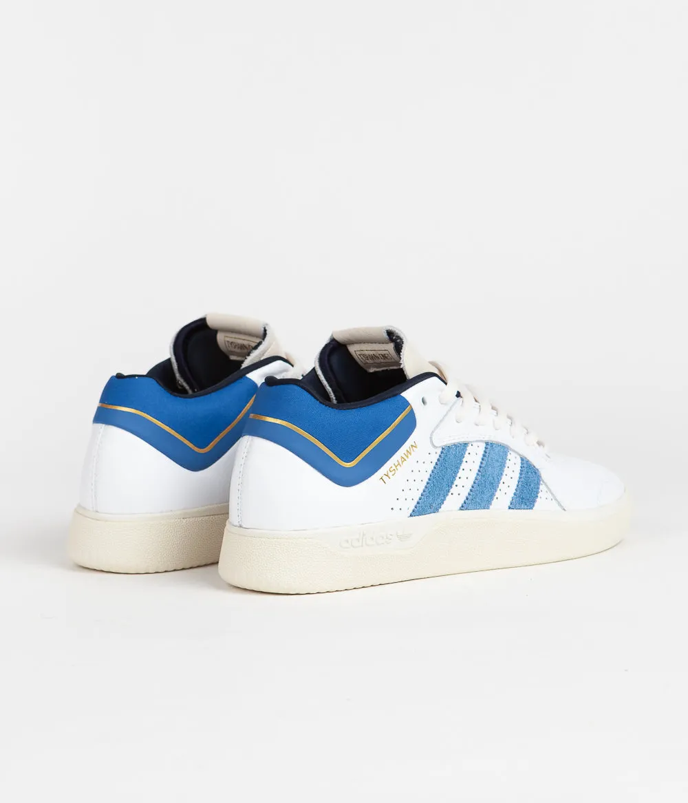 Adidas Campus 80s Shoes Adidas Tyshawn Shoes - FTWR White / Custom / Royal Blue