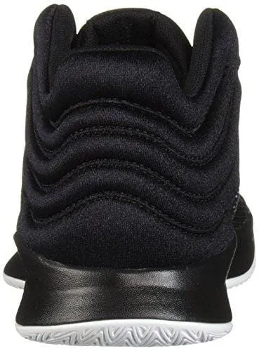 adidas Unisex Pro Spark 2018 Basketball Shoe, Black/White/Grey, 4.5 M US Big Kid Adidas Strung Running Shoes