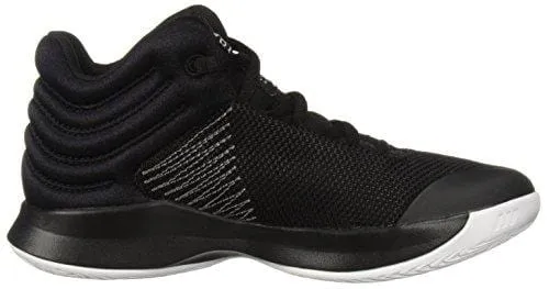 adidas Unisex Pro Spark 2018 Basketball Shoe, Black/White/Grey, 4.5 M US Big Kid Adidas Shoes Grey