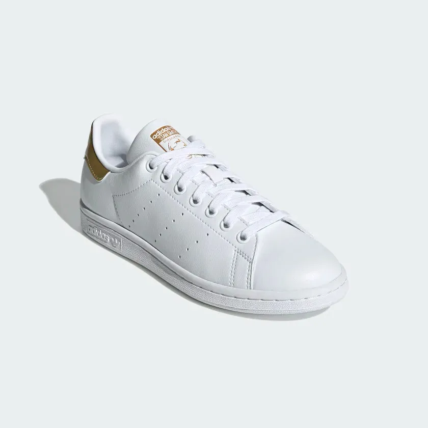 Adidas - Women's Stan Smith White/Gold Metallic G58184 Adidas Originals Casual Shoes