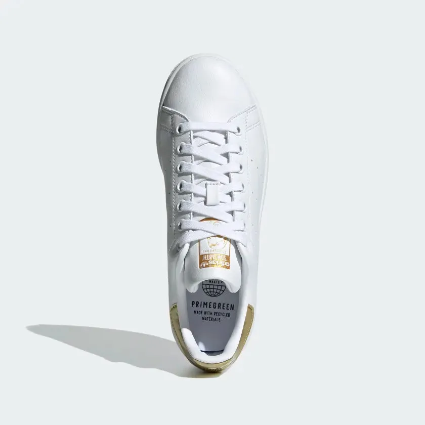 Adidas - Women's Stan Smith White/Gold Metallic G58184 Adidas Lifestyle Tennis Shoes