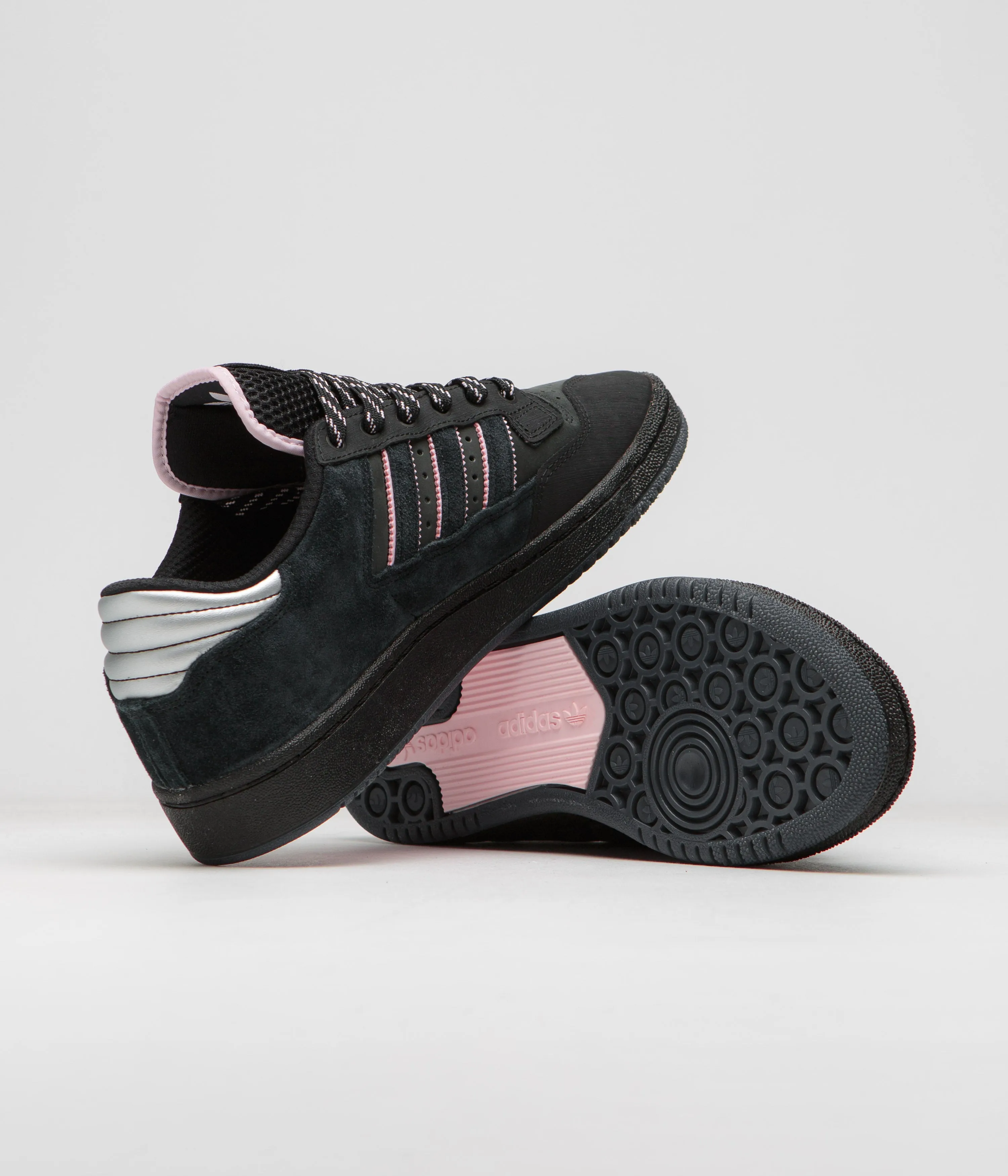 Adidas x Lil Dre Centennial 85 Low ADV Shoes - Core Black / Clear Pink / Core Black Run Adidas Shoes