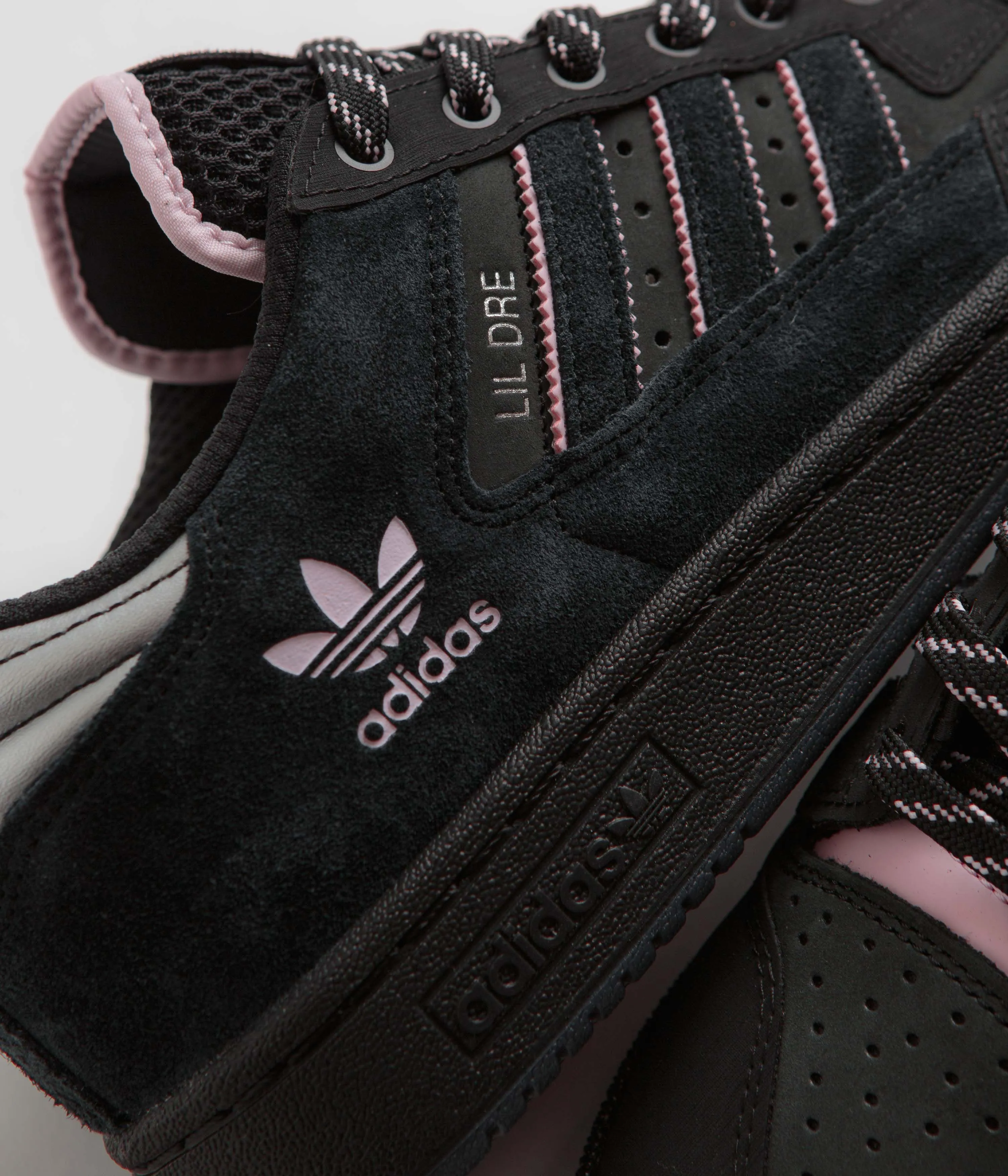 Adidas x Lil Dre Centennial 85 Low ADV Shoes - Core Black / Clear Pink / Core Black Adidas Courtjam Control 3 Tennis Shoes
