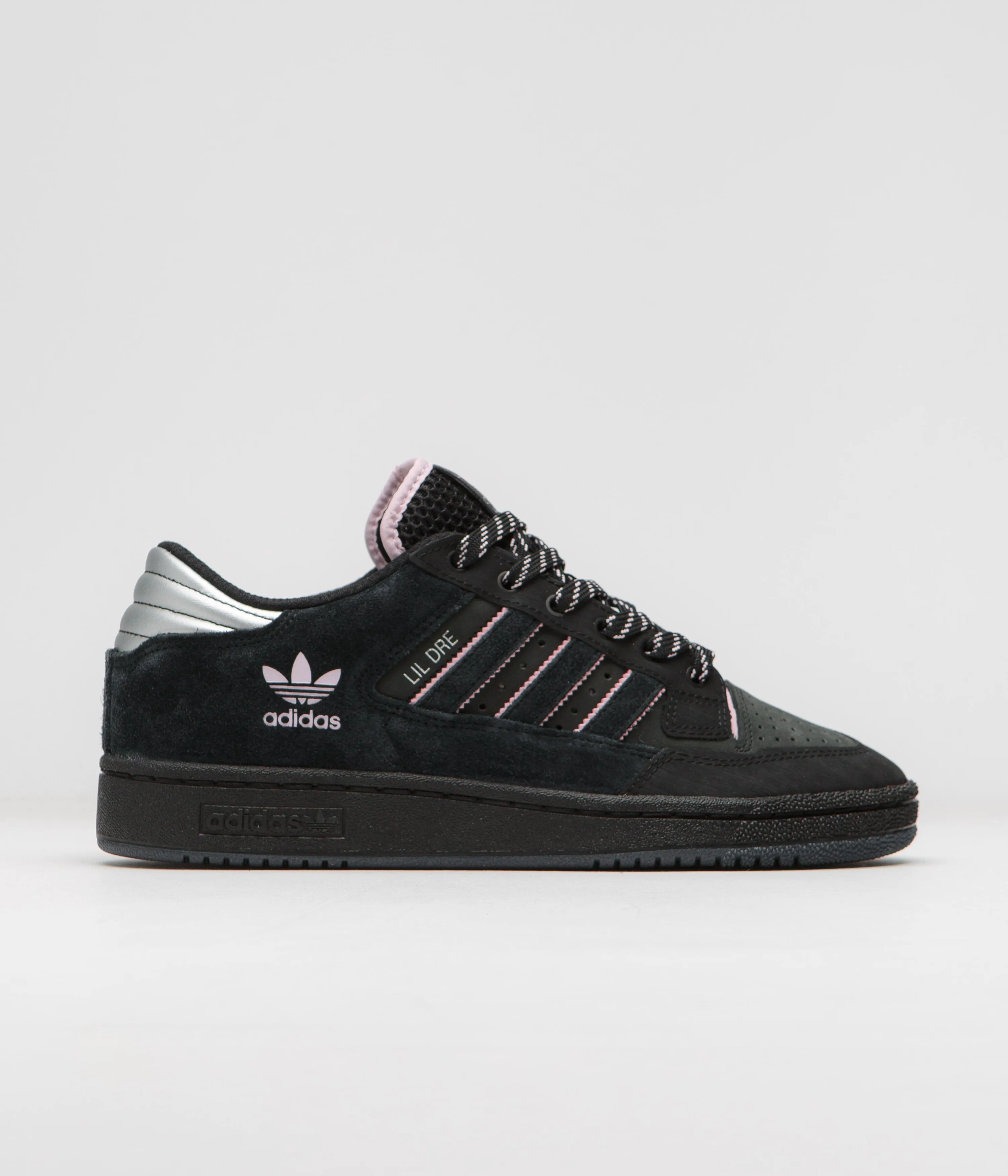 Adidas x Lil Dre Centennial 85 Low ADV Shoes - Core Black / Clear Pink / Core Black Adidas Discus Shoes