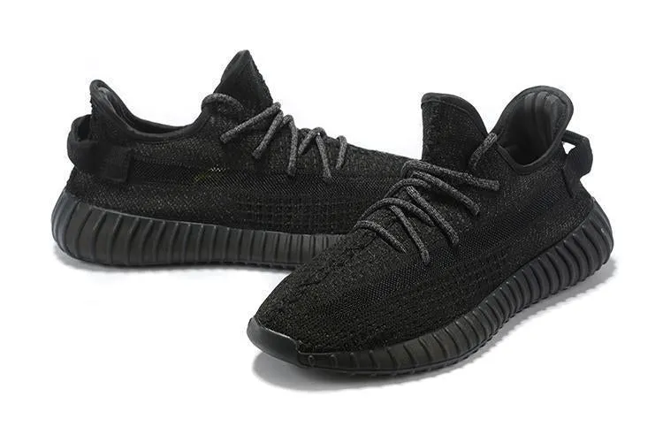 Adidas YEEZY BOOST 350 V2 GID 'Black Non-Reflective' Shoes Men Women Sneaker !!! CYBER MONDAY SALE !!! Taekwondo Shoes Adidas
