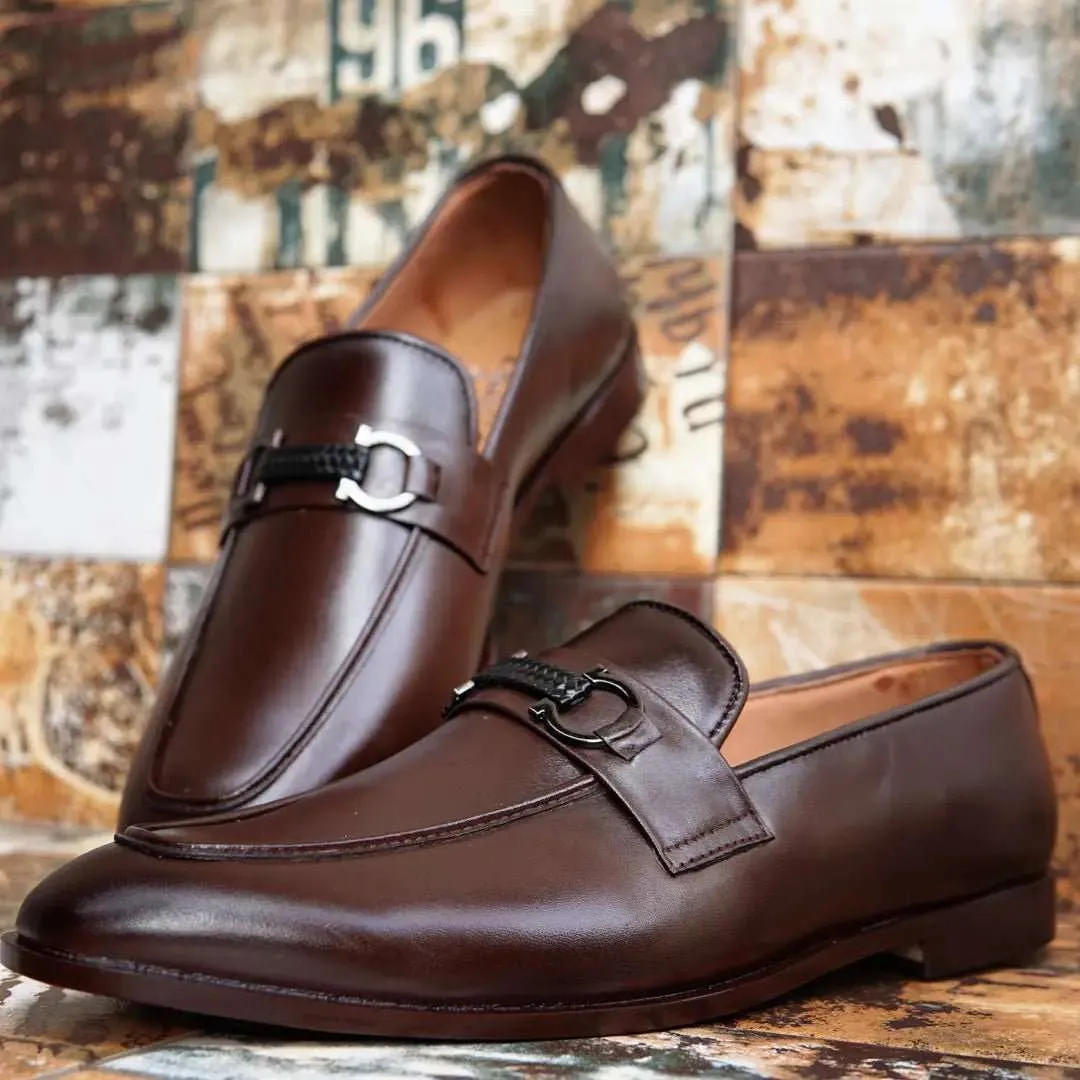 Adler Shoe AS - 2391 Woven Leather Loafers